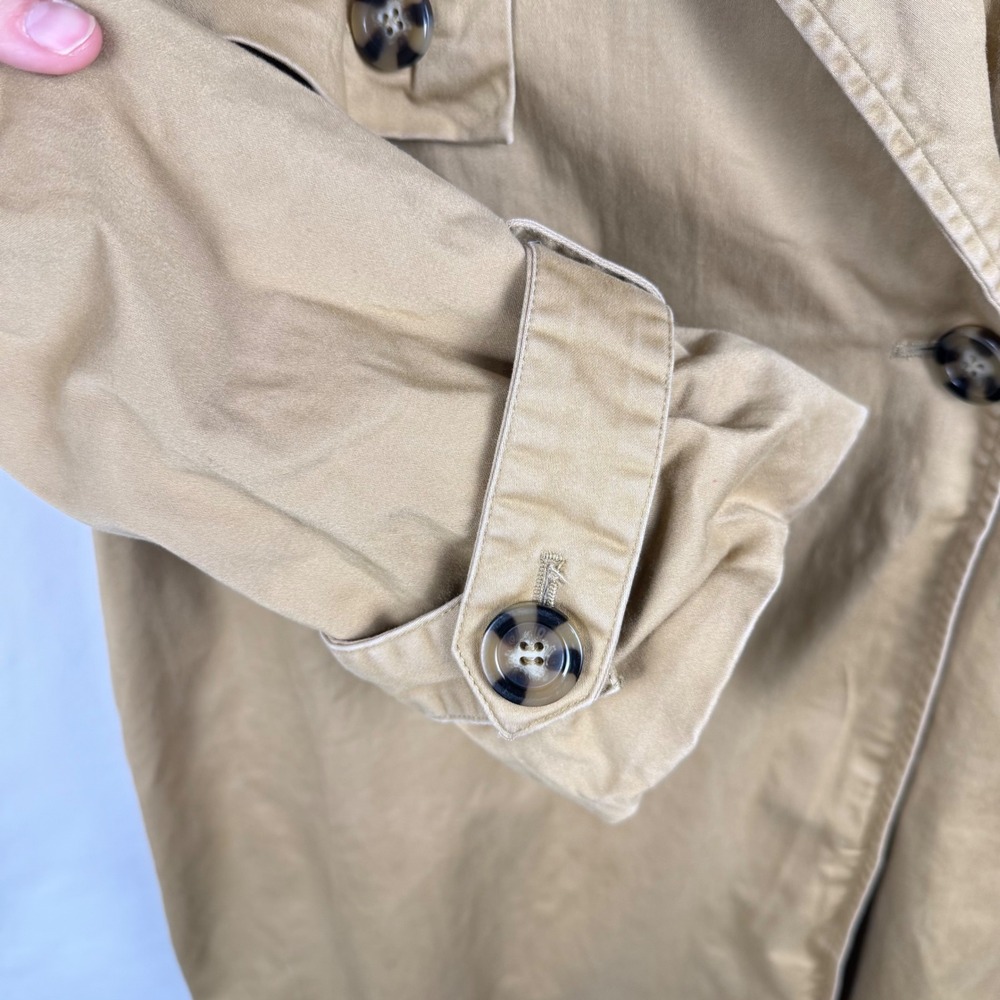 Favorite Daughter The Charles Trench Coat Small Oversized Classic MISSING BELT - Picture 7 of 13